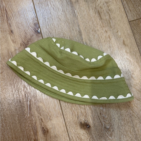 Misha And Puff Green and White Kids Hat - Picture 2 of 2